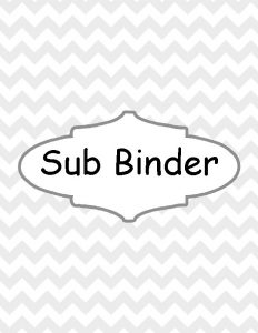Sub Binder Sub Binder Easily change the background