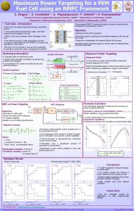 Maximum Power Targeting for a PEM Fuel Cell