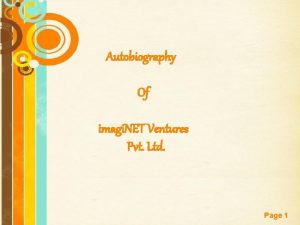 Autobiography Of imagi NET Ventures Pvt Ltd Free