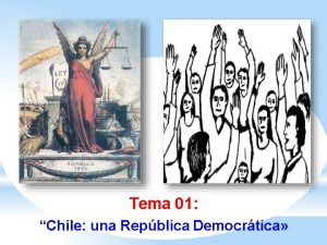 Tema 01 Chile una Repblica Democrtica Objetivo de