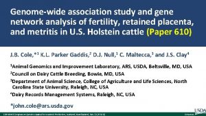 Genomewide association study and gene network analysis of