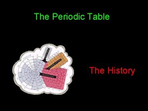 The Periodic Table The History Mendeleev Dmitri Mendeleev