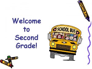 Welcome to Second Grade Second Grade Team Shelly