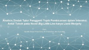 Analisis Tindak Tutur Pengganti Topik Pembicaraan dalam Interaksi