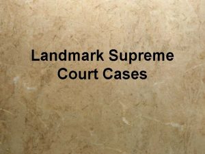 Landmark Supreme Court Cases Dred Scott v Sandford