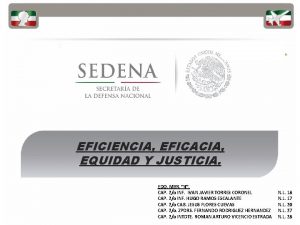 EFICIENCIA EFICACIA EQUIDAD Y JUSTICIA EDO MYR 4