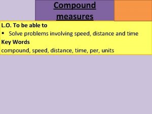 Compound measures MATHSWATCH CLIP 142 143 GRADE 4
