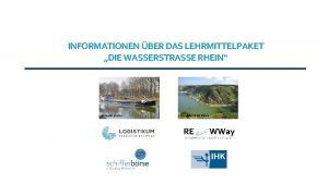 INFORMATIONEN BER DAS LEHRMITTELPAKET DIE WASSERSTRASSE RHEIN Bildquelle