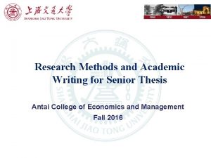 1896 1920 1987 Research Methods and Academic Writing