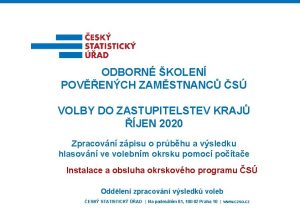 ODBORN KOLEN POVENCH ZAMSTNANC S VOLBY DO ZASTUPITELSTEV