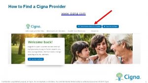 How to Find a Cigna Provider www cigna