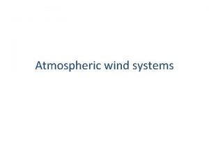 Atmospheric wind systems Hadleys circulation model Heat supplied