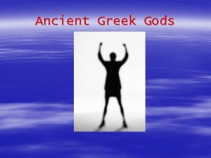 Ancient Greek Gods WHO CAME FIRST The gods