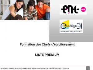 Messagerie Formation des Chefs dtablissement LISTE PREMIUM Rectorat