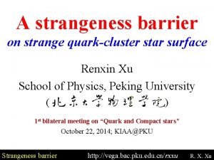 A strangeness barrier on strange quarkcluster star surface
