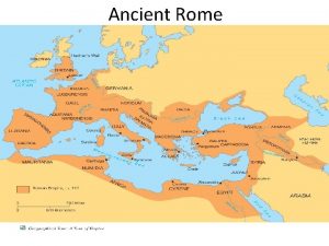 Ancient Rome The story of Romulus and Remus