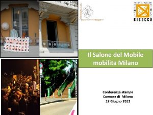 Il Salone del Mobile mobilita Milano Conferenza stampa