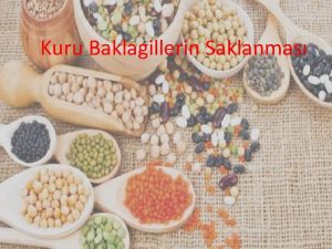 Kuru Baklagillerin Saklanmas Balca Kurubaklagiller Nohut Fasulye Krmz