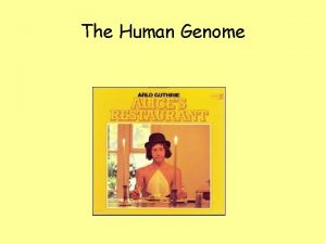 The Human Genome HUMAN GENETICS Dominant and Recessive