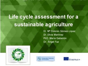 Showeet com Life cycle assessment for a sustainable