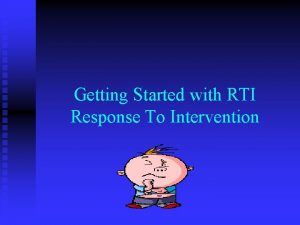 Getting Started with RTI Response To Intervention Essential