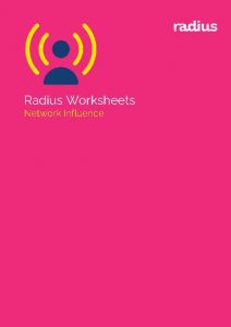 Radius Worksheets Network Influence Networking for influence How