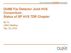 DUNE Far Detector Joint HVS Consortium Status of