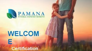 WELCOM E Certification Pamana pamana Tagalog Word phillipines