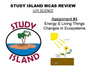 STUDY ISLAND MCAS REVIEW LIFE SCIENCE Assignment 4
