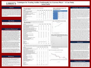 Techniques for Treating Achilles Tendinopathy in a Lacrosse