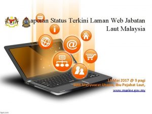 Laporan Status Terkini Laman Web Jabatan Laut Malaysia