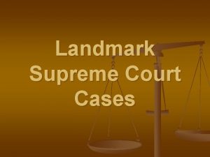 Landmark Supreme Court Cases Marbury v Madison 1803