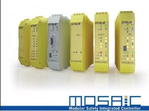 Moduowy Zintegrowany Kontroler Bezpieczestwa MOSAIC jest kontrolerem bezpieczestwa