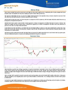 Market Insight 20 th Dec 2018 Market Wrap