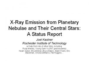 XRay Emission from Planetary Nebulae and Their Central