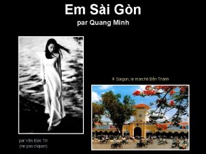 Em Si Gn par Quang Minh Saigon le