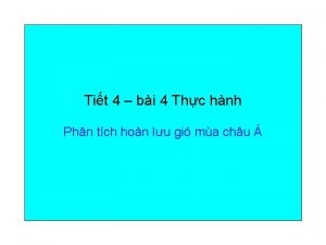 Tit 4 bi 4 Thc hnh Phn tch