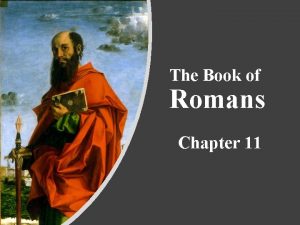 The Book of Romans Chapter 11 Romans 11