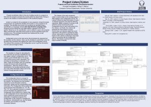 Project ListenJListen Program and Data Auralization Sonification project