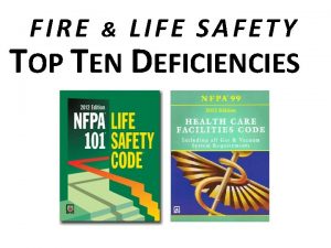 FIRE LIFE SAFETY TOP TEN DEFICIENCIES MINNESOTA DEPARTMENT