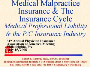 Medical Malpractice Insurance The Insurance Cycle Medical Professional