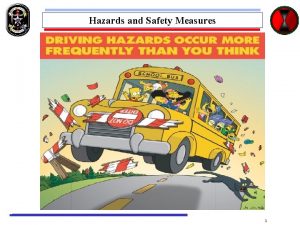 Hazards and Safety Measures 1 Hazards and Safety