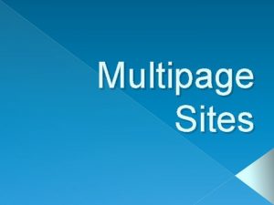 Multipage Sites Lab 4 Being upgraded to assign