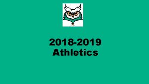 2018 2019 Athletics GOALS 2017 2018 2019 0