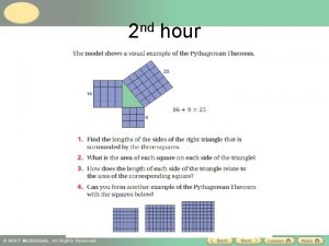 2 nd hour 2 nd hour 3 8