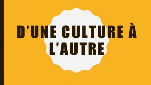 DUNE CULTURE LAUTRE VOCABULAIRE 1 DUNE CULTURE LAUTRE