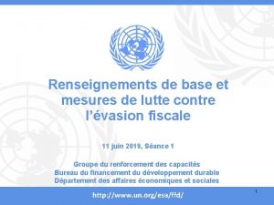 Renseignements de base et mesures de lutte contre