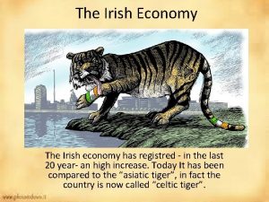 The Irish Economy The Irish economy has registred