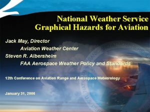 National Weather Service Graphical Hazards for Aviation Jack