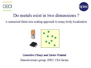 Do metals exist in two dimensions A numerical